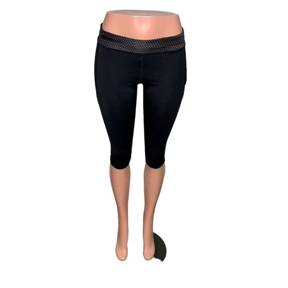 Forever 21 Leggings Black One Side Pocket Size S